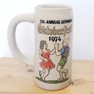 Vintage 1974 Kurz Alt Heidelberg Oktoberfest Stein Mug Mount Clemens Michigan